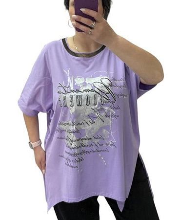 Футболка Elena&Vika 25318 lilac - делук