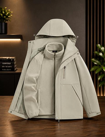 Куртка Dogan DG895 beige - делук