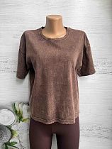 Футболка New Season 8446 brown - делук
