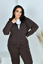 Костюм Спорт Shon S1457 brown - делук