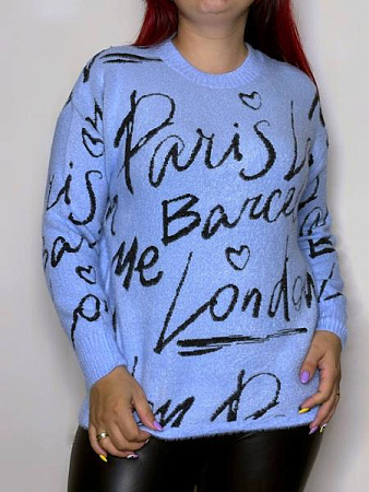 Свитер Kosta 1597-1 l.blue - делук