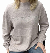 Свитер Elena&Vika 24070 beige - делук