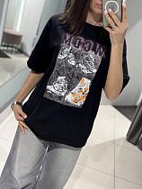 Футболка Comod 1615 black - делук