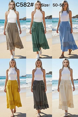 Юбка Kaffir Lily C582 brown - делук