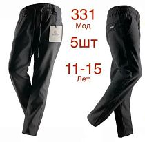 Штаны Надийка 331 black (11-15) - делук