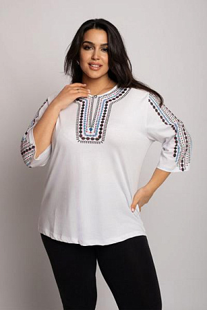 Вышиванка Global GL154 white - делук