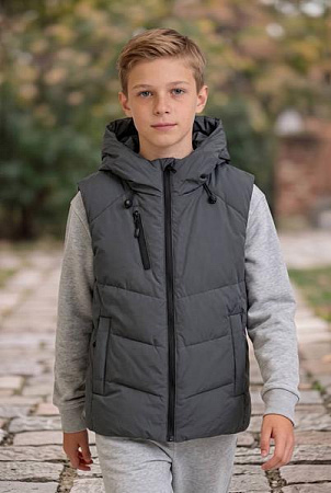 Жилетка Delfinka MJ106 grey - делук