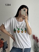 Футболка Fsn 1284 white - делук