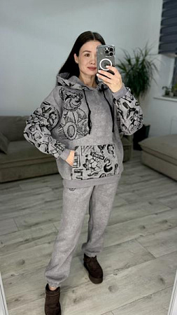 Костюм Спорт S.Style 607 grey - делук