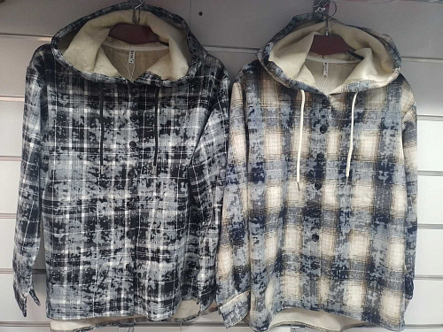 Рубашка Base 8193 black-grey - делук