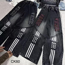 Джинсы Major CK60 black-red - делук