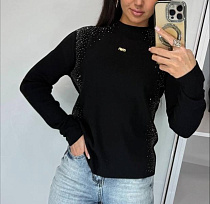 Свитер Lora LR892 black - делук