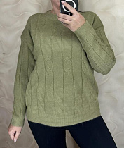 Свитер Levisha 24055 green - делук