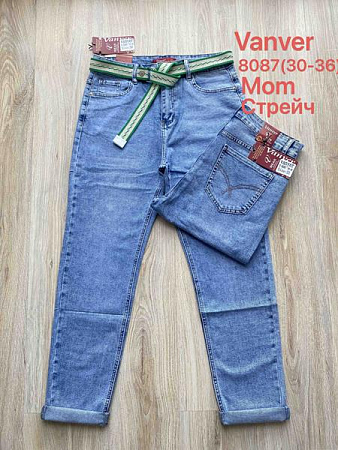 Джинсы Vanver 8087 l.blue - делук