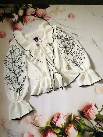 Блузка Moda School M86 milk - делук