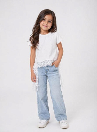 Футболка Moda School 8589-1 white - делук
