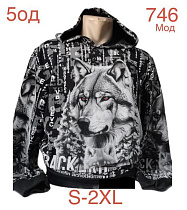 Худи Надийка ND976-746 black - делук