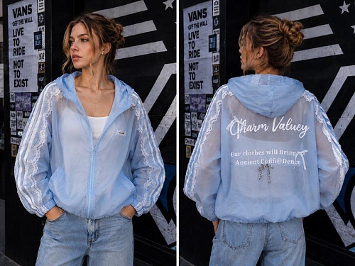 Ветровка New Season LV006 l.blue - делук