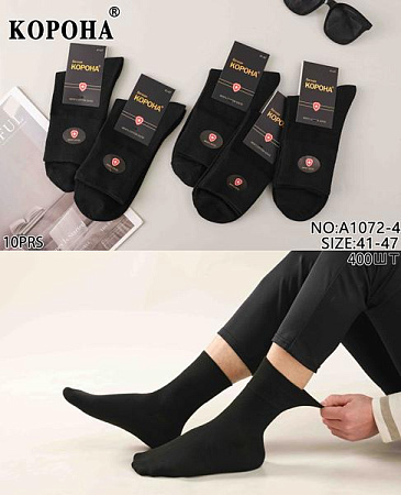 Носки Корона A1072-4 black - делук