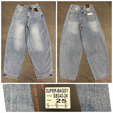 Джинсы Lili SB343-2 l.blue - делук