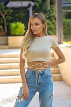 Топ Arina 5026 beige - делук