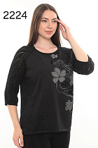 Свитер Julia 2224 black - делук