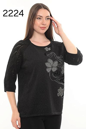 Свитер Julia 2224 black - делук