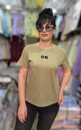 Футболка Levisha 25075 olive - делук