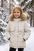 Куртка Delfinka 8815 l.beige - делук