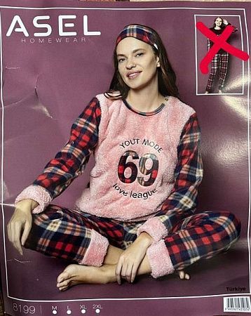 Пижама Homewear 8199 pink - делук