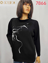 Свитер Lida 7866 black - делук
