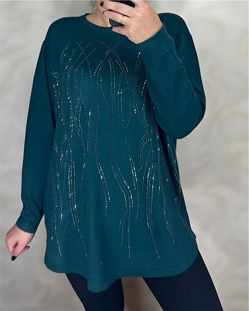 Свитер Dgmd 25202 green - делук