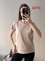Футболка Fsn 4019 beige - делук