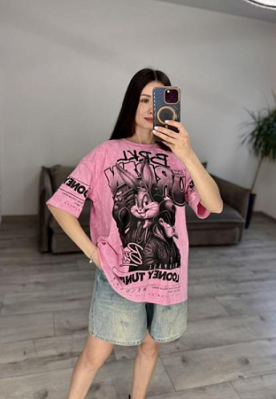Футболка S.Style 14 pink - делук