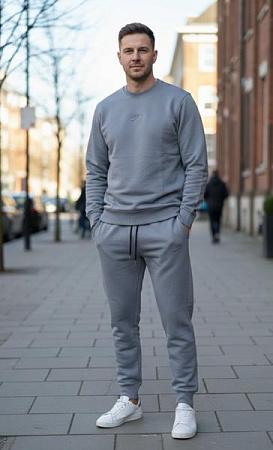 Костюм Спорт Delviago DL662 grey - делук