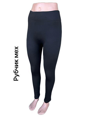 Лосины Alia 005 black мех - делук