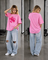 Футболка Karolina KR668 pink - делук