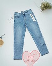Джинсы Newjeans D587 l.blue - делук
