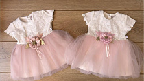 Платье Emir Kids 1233 peach - делук