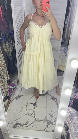 Сарафан Karon 898 yellow - делук