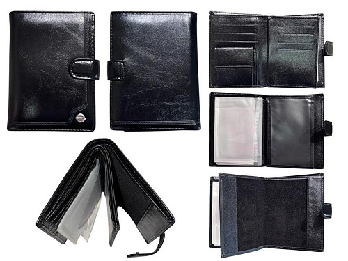 Кошелек Trendshop 68-N302B black - делук