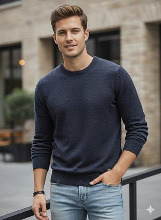 Свитер Moranny 73501 navy - делук