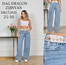 Джинсы Zijinyan D8172 l.blue - делук