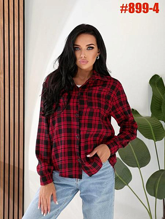 Рубашка Bat 899-4 red - делук