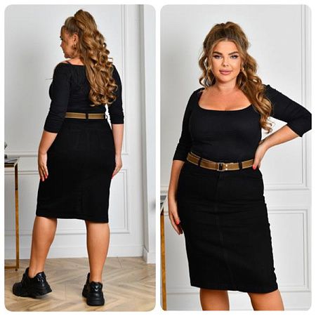 Юбка Lady N 745 black - делук