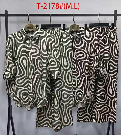 Костюм Saint Wish 2178 khaki - делук