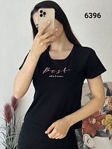 Футболка Fsn 6396 black - делук