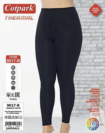 Лосины Trikotag 9017B black - делук