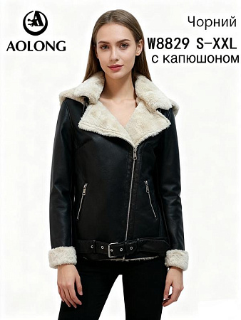 Куртка Liopt W8829 black - делук