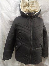Куртка Svetlana 425 black-beige - делук